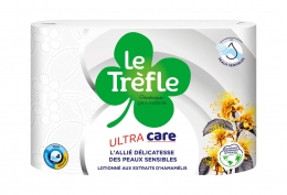 6 rouleaux de papier toilette Ultra care