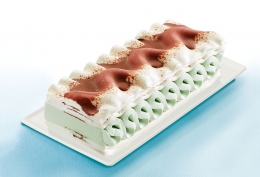 Feuilleté glacé menthe