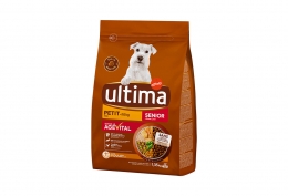 Ultima senior Agevital + 8 ans pour mini chiens de 1 à 10 kg