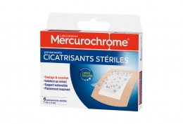 6 pansements cicatrisants stériles