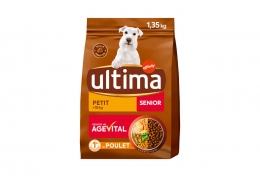 Ultima senior Agevital + 8 ans pour mini chiens de 1 à 10 kg