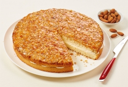 Gâteau nid d'abeille aux amandes