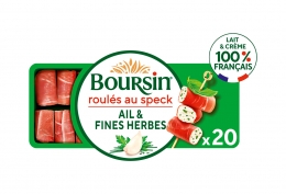 20 Roulés au speck 
 ail & fines herbes