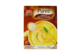 Purée crème et noix de muscade