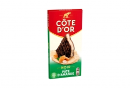 Noir fourré pâte d'amandes Côte d'Or