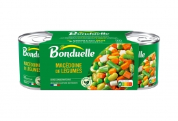 Lot de 3 x 1/4 de Macédoine de légumes