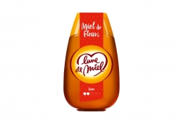 Miel de fleurs liquide en doseur