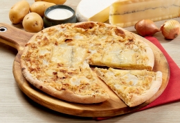 Pizza reblochon morbier