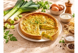 Tarte aux poireaux