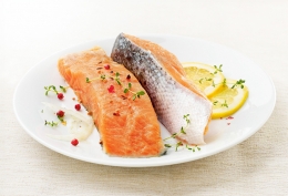 2 Pavés de saumon Atlantique avec peau