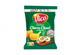 Chips saveur chèvre chaud et herbes