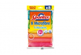 8 lavettes microfibre