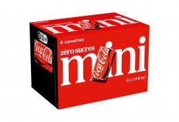 Coca-Cola sans sucres "mini frigo pack"