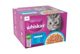 Whiskas "Les poissons favoris" en gelée chat adulte