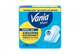 16 serviettes Maxi Confort normal +