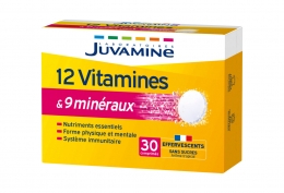 12 vitamines & 9 minéraux