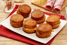 6 Mini-rolls jambon emmental