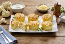 6 Mini-gratins de choux-fleurs