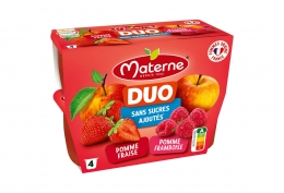 2 pomme fraise, 2 pomme framboise