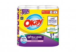 Essuie-tout 4 rouleaux XXL décorés