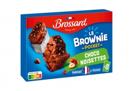8 mini brownies choco noisettes