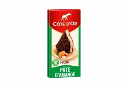 Noir fourré pâte d'amandes Côte d'Or