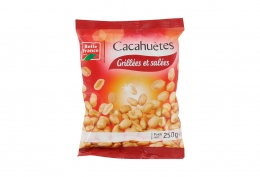 Cacahuètes grillées et salées