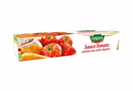 Tomate cuisinée aux petits légumes