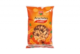 Arachides grillées en coques