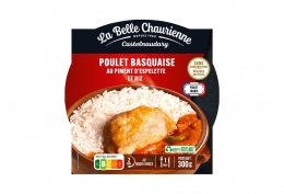 Poulet basquaise au piment d'Espelette et riz