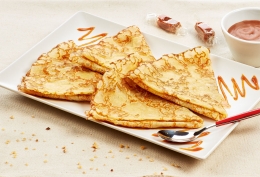 4 Crêpes fourrées caramel au beurre salé