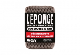 Éponge lavable en acier inoxydable
