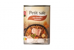 1/2 Petit salé aux lentilles