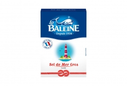 Gros sel de mer iodé La Baleine 1 kg