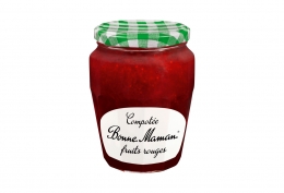 Compotée de fruits rouges