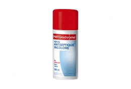 Spray antiseptique incolore
