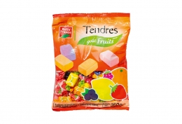 Bonbons tendres aux arômes de fruits