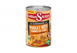 Poulet rôti pommes de terre et jus aux herbes