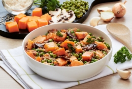 Poêlée de légumes et riz