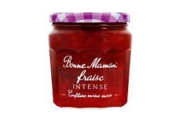 Lot de 2 pots de confiture fraise intense
