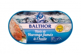 Filets de harengs fumés à l'huile