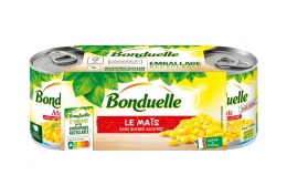 Lot de 3 x 1/4 Maïs sans sucre ajouté