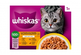 Whiskas "Les festins à la volaille" en gelée chat adulte