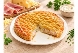 Feuilleté jambon-fromage