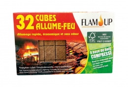 32 cubes allume-feu