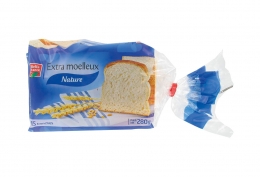 15 tranches de pain de mie extra moelleux