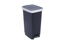 Poubelle Ring bin métal 40L