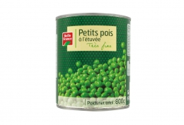 4/4 Petits pois étuvés très fins