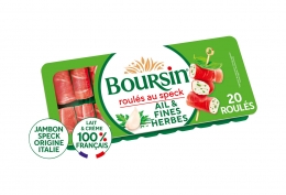 20 Roulés au speck 
 ail & fines herbes