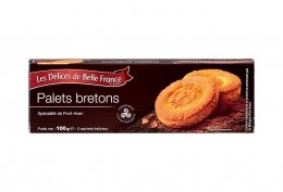 Lot de 3 paquets de palets bretons spécialité de Pont- Aven 3 sachets fraîcheur